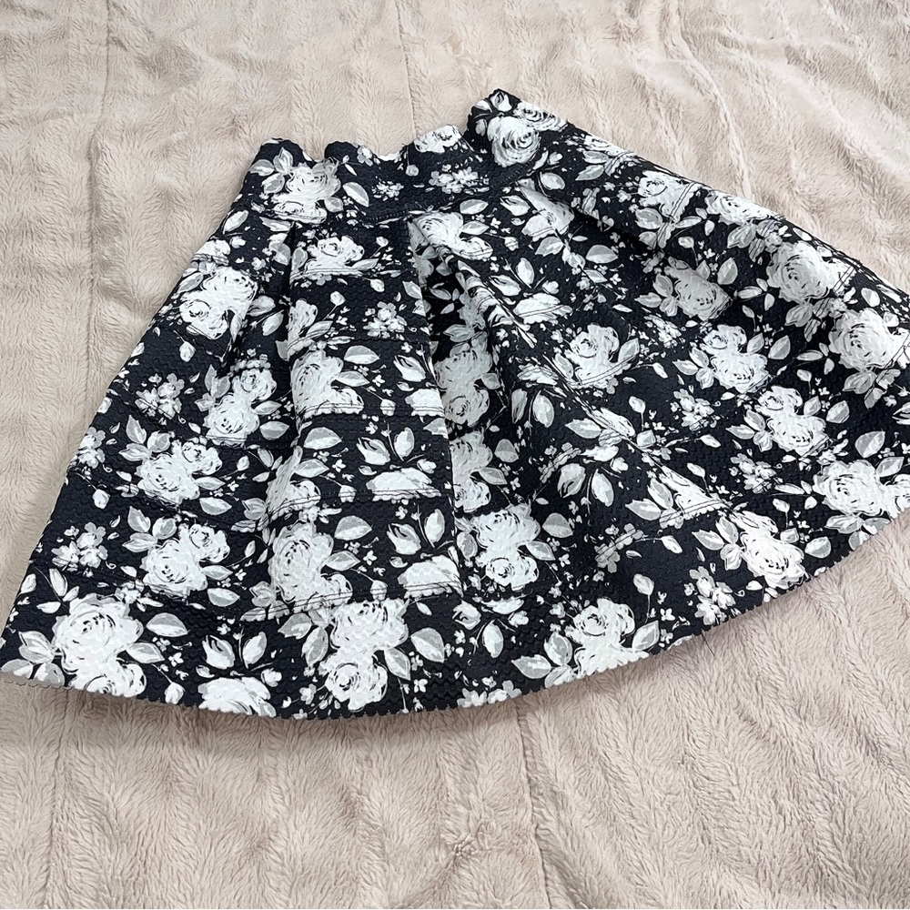 Structured skirt, floral